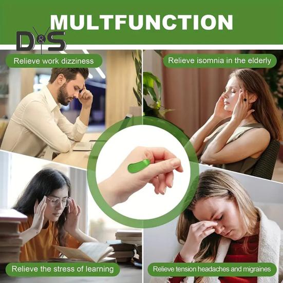 5 Stück Akupressur-Clip zur Linderung von Migräne, Handdruckpunkt-Clip, tragbar, für Männer und Frauen, Kopfschmerzen, Spannungslinderung, Massage-Handclip