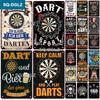 Vintage Keep Calm Dart Game Metal Sign Tin Sign Shop Metal Plaque Decoration Plate Decor For Pub Bar Wall Decor Poster Gift