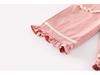 Girls' Strawberry Lace Wide-Leg Trousers - 2025 Autumn Korean Style Fashion for Children