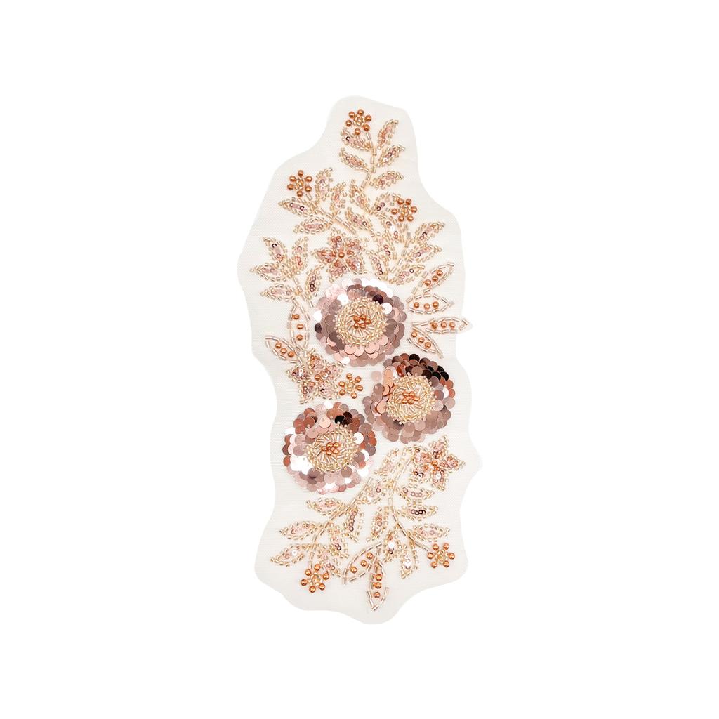 Multi-Color Mesh Bead Sequined Flower Cloth Sticker Decorative Diy Dress Performance Clothes Accessories Accessories