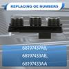 For Jeep Wrangler JK 2014-2017 68197437AB 68197433AB HVAC A C Heater Climate Control Module