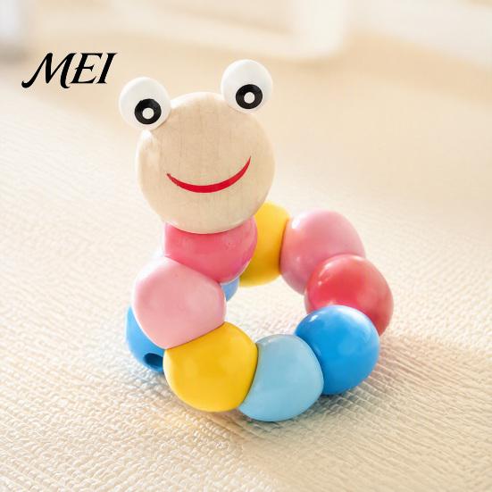 Toddlers Caterpillar Toy Kids Wooden Bead Toy, Educational Twisting for Fine Motor Skills, Number Color Preschool Learning Toys