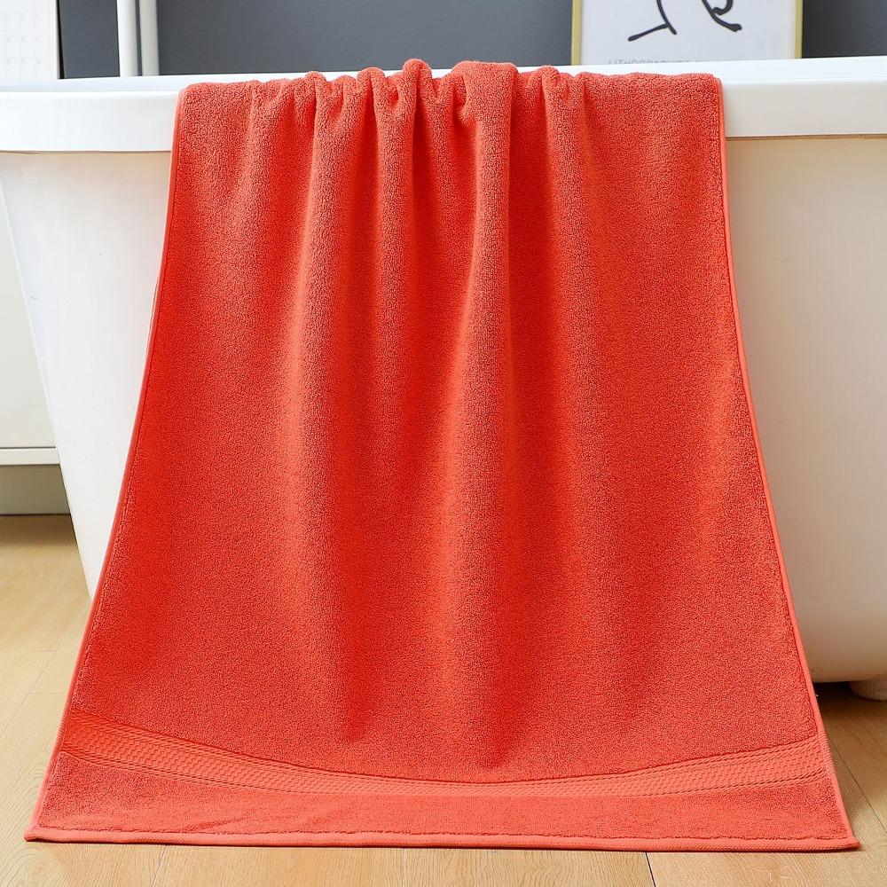 Spot large thickened cotton souvenir towel hotel men's sports face towel plain color broken gear water absorption
