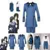 Stylish Blue And White Ciel Phantomhive Costume Outfit For Unisex Cosplay Events