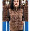 Winter Vest Women's Velvet Warm Zipper Sweater Coat Velvet Middle Aged Old Mother Vest Jacket