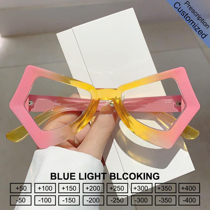 Butterfly Reading Eye Glasses Women Lady Myopia Customize Prescription Optical Anti Blue Light Lens Frame Presbyopia 1.0 To 4.0