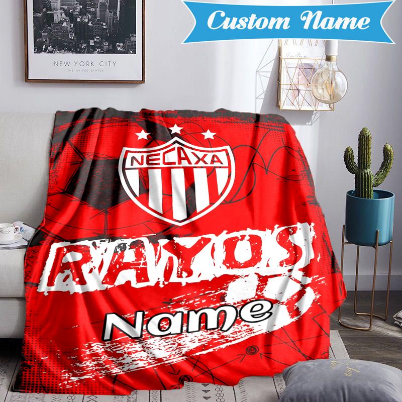 Custom Name NECAXA Team Crest Design Blanket Lightweight Ideal Bedding Blanket Perfect for Travel, Camping, Living Rooms, Sofas, Christmas gift