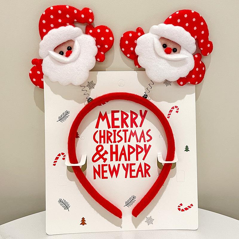 Mori Style Reindeer Antler Headband: Cute Christmas Hair Clip for Women & Kids