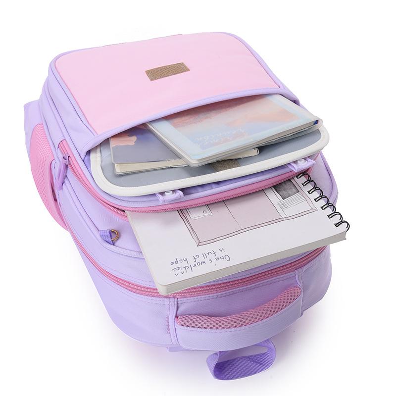 Children's School Bag Spring New Primary School Students Large-capacity Backpack Lightweight Burden-reducing Backpack