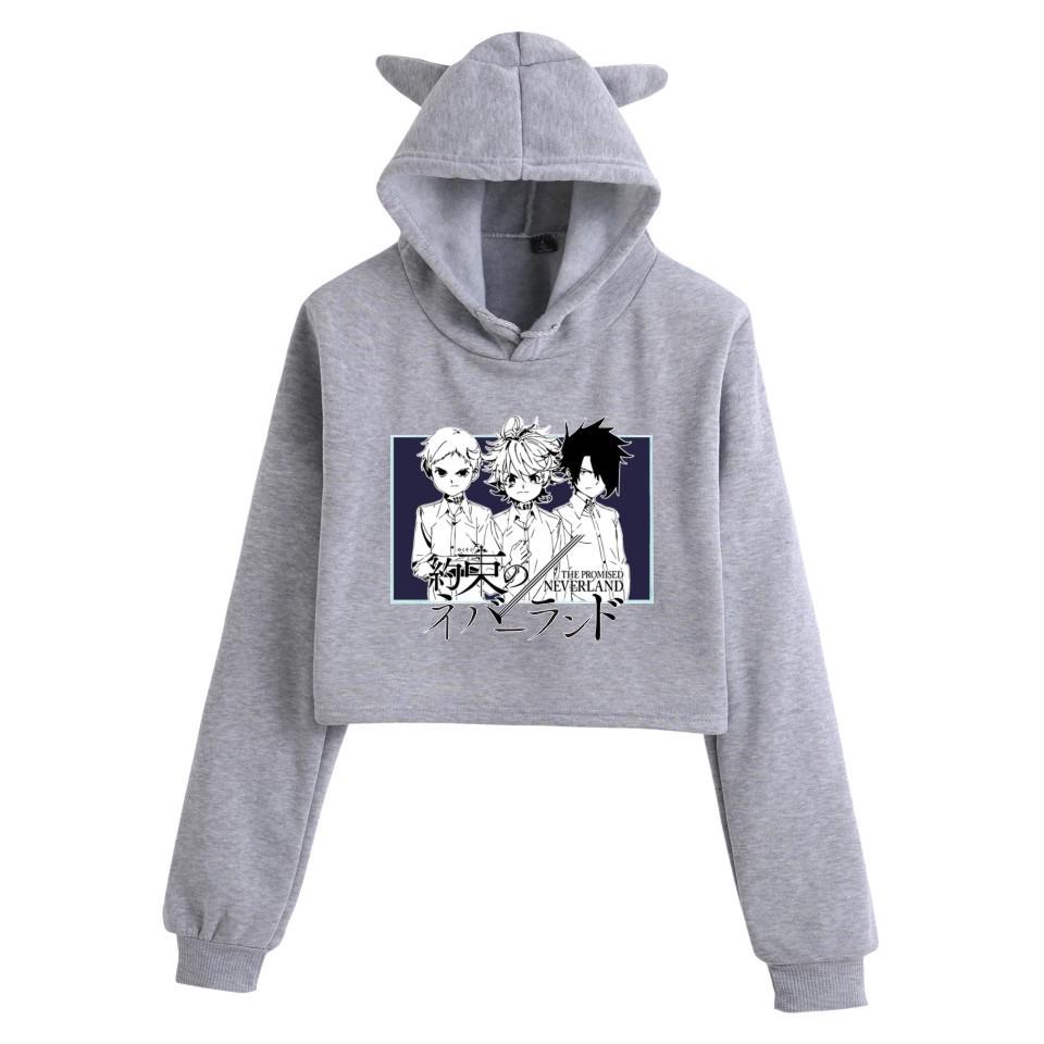 Anime "The Promised Neverland" Women's Hooded Long Sleeve Hoodie