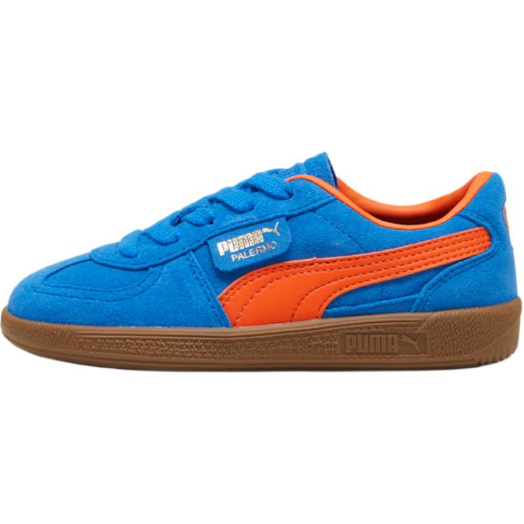 Puma Palermo Little Kid Hyperlink Blue Flame Flicker Kids Sneakers Gum 397273-17 32