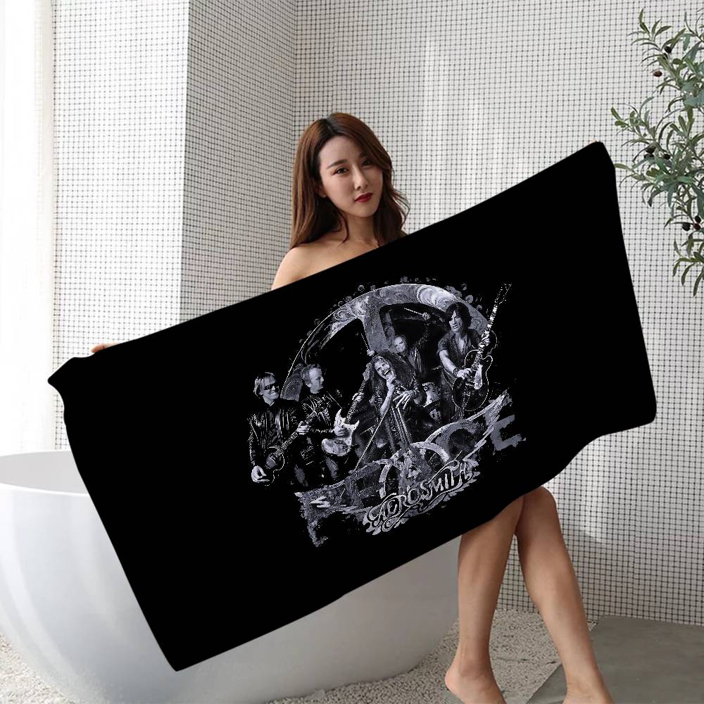 Classic Rock Band A-Aerosmith Microfiber Beach Towel Absorbent Quick Dry Soft Yoga Swimming Resort Mountain Climbing Towel
