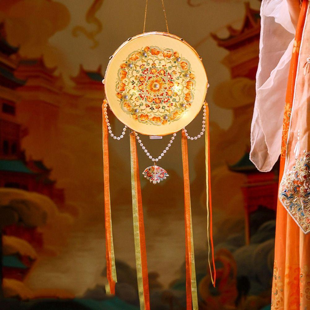 Intangible Cultural DIY Mid-Autumn Festival Lantern Manual Hanfu Photography Lamp  Children's Toy