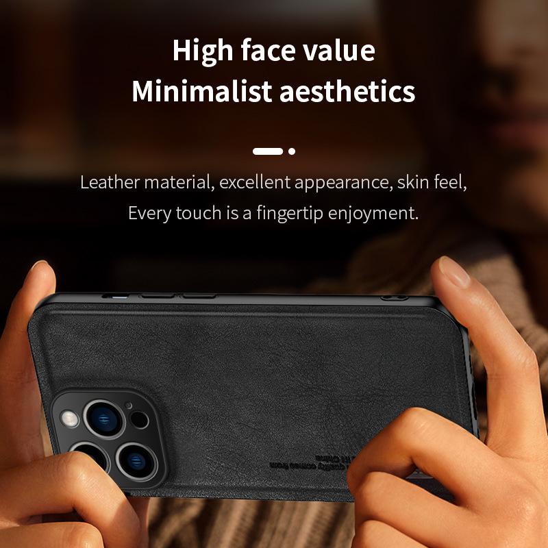 Compatible Antique Matte Leather Case for Huawei X8C, Y72, Honor 90, X9C, X6B, 200 Lite