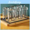 Home Kitchen Glass Tea Water Cups Set With Heatresistant Leadfree Glass For Hot Beverages