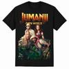 Vintage Tee Jumanji Style Fan Art Open World Cast Graphic Unisex Cotton Reprint