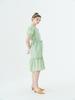 Prin J Grape Frill Green Dress