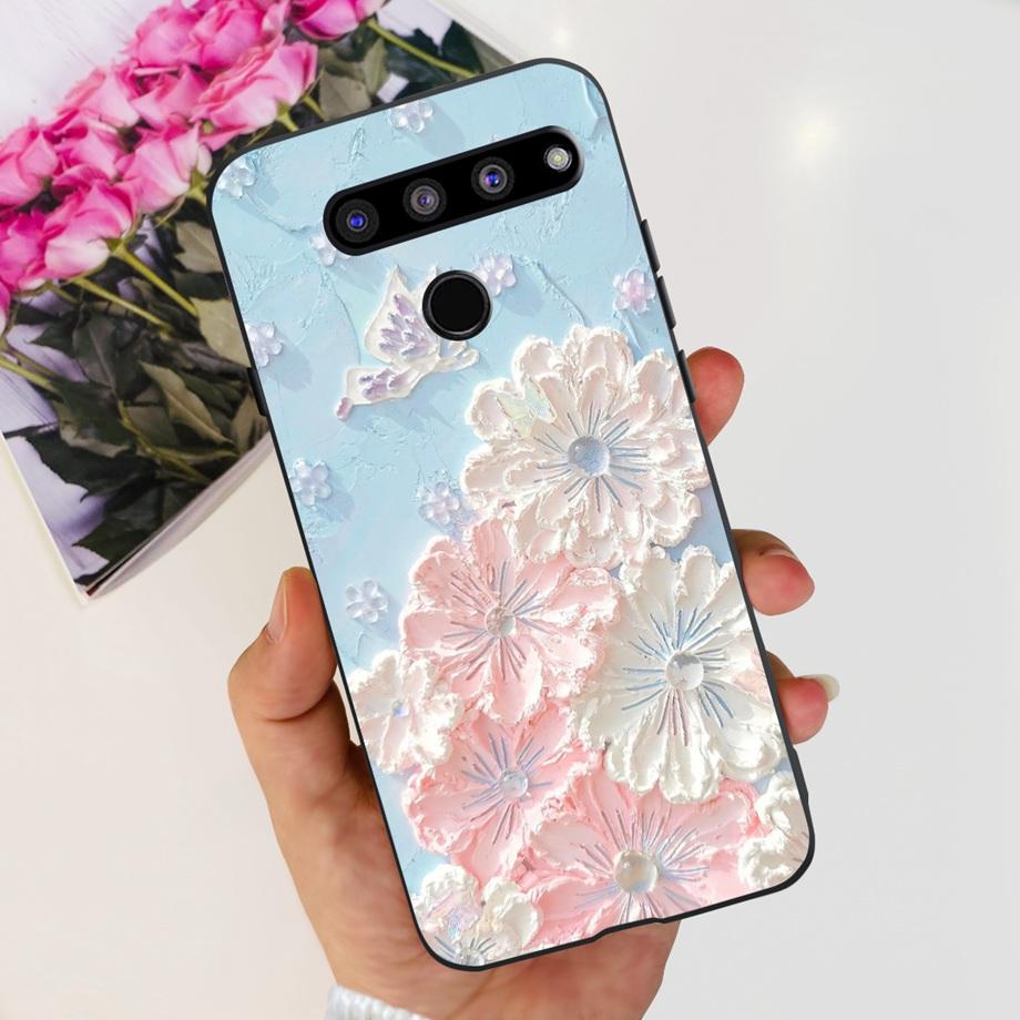 Für LG G8X ThinQ Hülle LG V50 ThinQ V50s ThinQ V50 Dual Screen Flüssigsilikon Bumper Coque Fundas Marmor Weltraummann Drache Capa