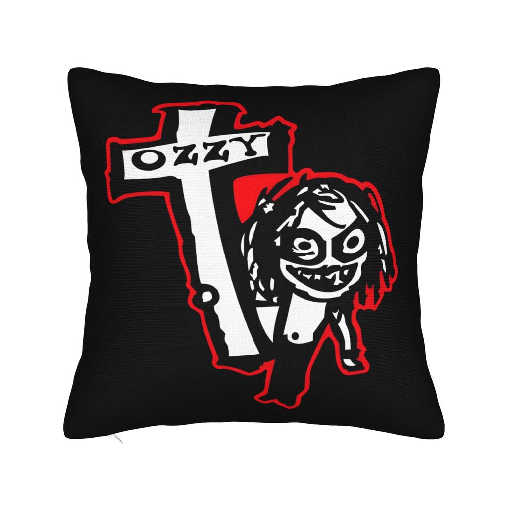 Ozzy Osbourne Pillowcases Merch Soft Cushion Cover  Throw Pillow Cover Bed Decorations Zipper Multiple Sizes
