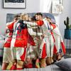 SK Slavia Praha, Coperta in Flanella con Fantasia, Alta Qualità, Confortevole per Tutte le Stagioni, Arredamento per la Casa, Calore e Comfort, Perfetta per Regali.