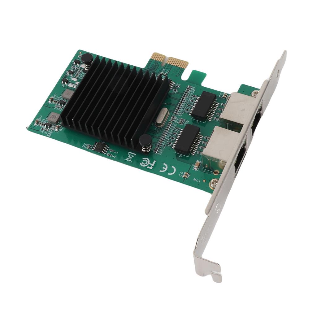 PCI-E Gigabit Netzwerkkarte Dual Port 1000Mbps 82576 Desktop-Computer Eingebaute Hochgeschwindigkeits-Dual-Port-Netzwerkkarte