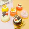 6PCS Simulation Birthday Cake Fake Cake Model Dessert Decorated Window Display Samples Fake Food Photography Props Home Decor