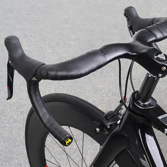 1 Set Bike Handlebar Strap Shock-absorbing Sweat-absorbing Non-slip Buffering Mountain Bike Handle Wrap