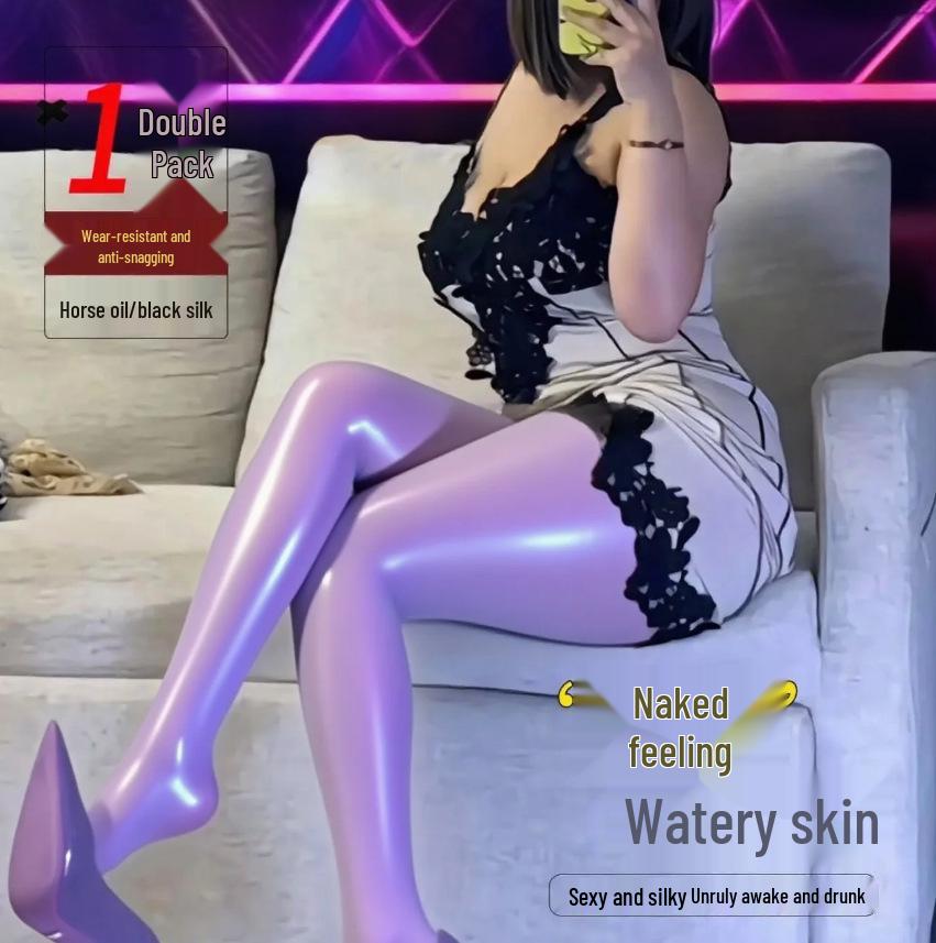 "Große Größe Plus Öliges Pferdeöl Sommer Socken für Frauen"