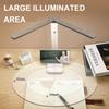 LED Desk Lamp 3 Levels Dimmable Touch Night Light USB Rechargeable Eye Protection Foldable Table Lamp Bedroom Bedside Desk Lamps