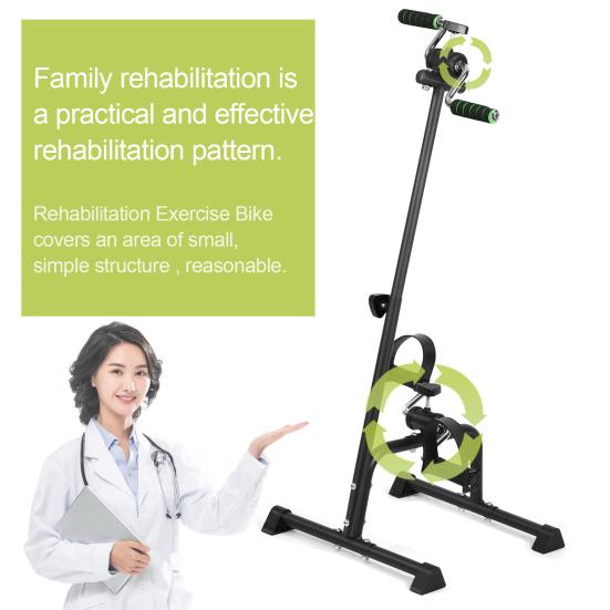 Senioren Heimtrainer Pedaltrainer Fahrrad Hand Arm Bein Knie Pedaltrainer Verstellbares Fitnessgerät für Senioren Ältere Heim-Pedalheimtrainer
