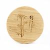 Plum Orchid Bamboo Chrysanthemum Heat-Resistant Coasters and Insulated Table Mats