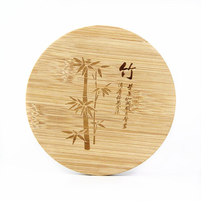 Plum Orchid Bamboo Chrysanthemum Heat-Resistant Coasters and Insulated Table Mats