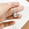 D Color  Real 2-4CT Emerald Cut Moissanite Pendant Necklace for Women S925 Silver Diamond Neck Chain Necklaces Fine Jewelry
