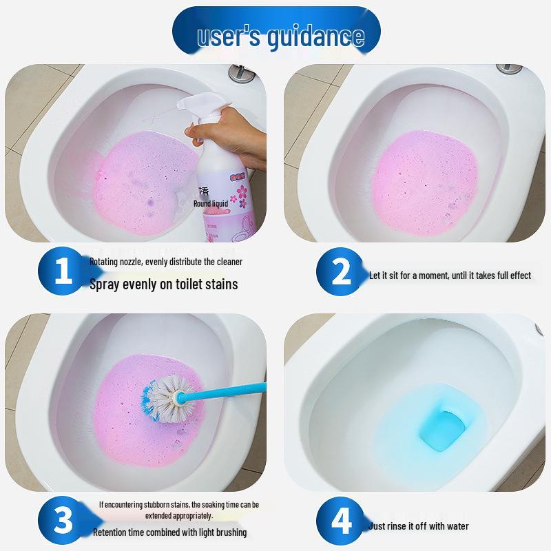 Lavender Foaming Toilet Cleaner - Floral Scent & Stain Remover