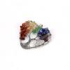 Jewelry Natural Gravel Crystal Tree Of Life Colorful Natural Stone Fortune Tree Love Necklace Pendant N151