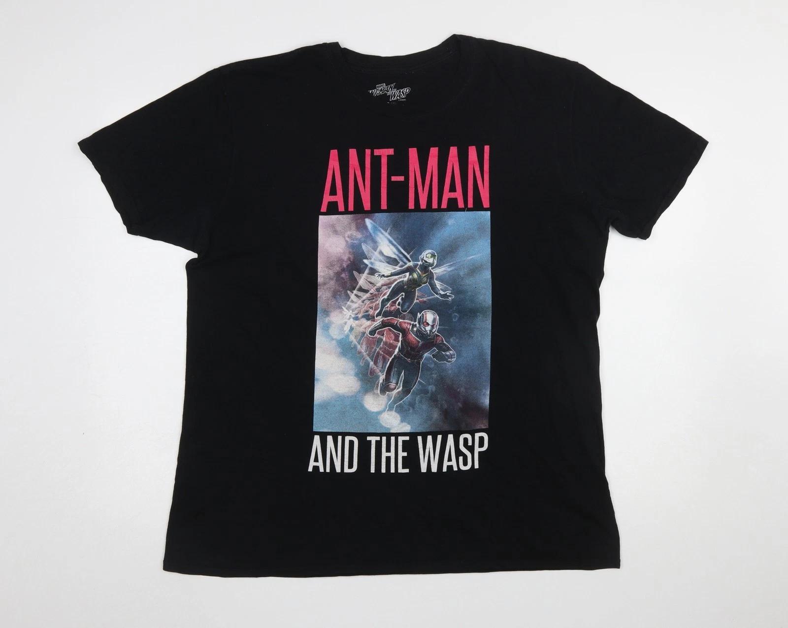 Marvel Ant-Man and The Wasp Black XL Men s Graphic T-Shirt L