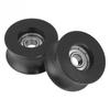 4Pcs 0840UU U Type U-Groove Pulley Roller Guide Wheel 8x40x20.5mm Pulley Wheel Poleas Para Cuerdas