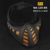 Wosport Maschera LED Cyberpunk Maschera Tattica Halloween Carnevale Transfrontaliera Maschera Tattica Cs per la Vita Reale con Luci