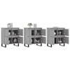 VidaXL Buffets 3 Pcs Sonoma Grey Engineered Wood 3190211
