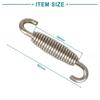 ACROPIX Motorcycle Exhaust System Muffler Spring with Pull Hook 45mm Silver Tone 2pcs