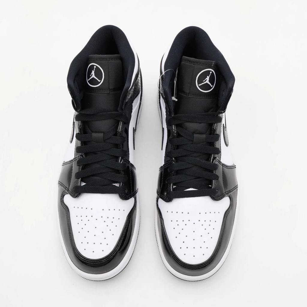 DD1649-001 Nike Air Jordan 1 Mid SE All-Star Carbon Fiber Black White Panda