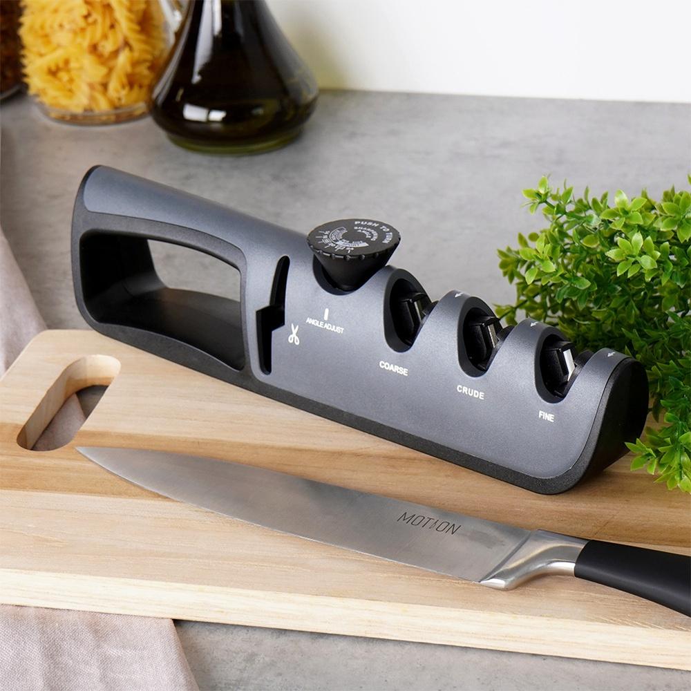 4-phase Kitchen Knife Sharpener Kitchen Knives with Adjustable Angle