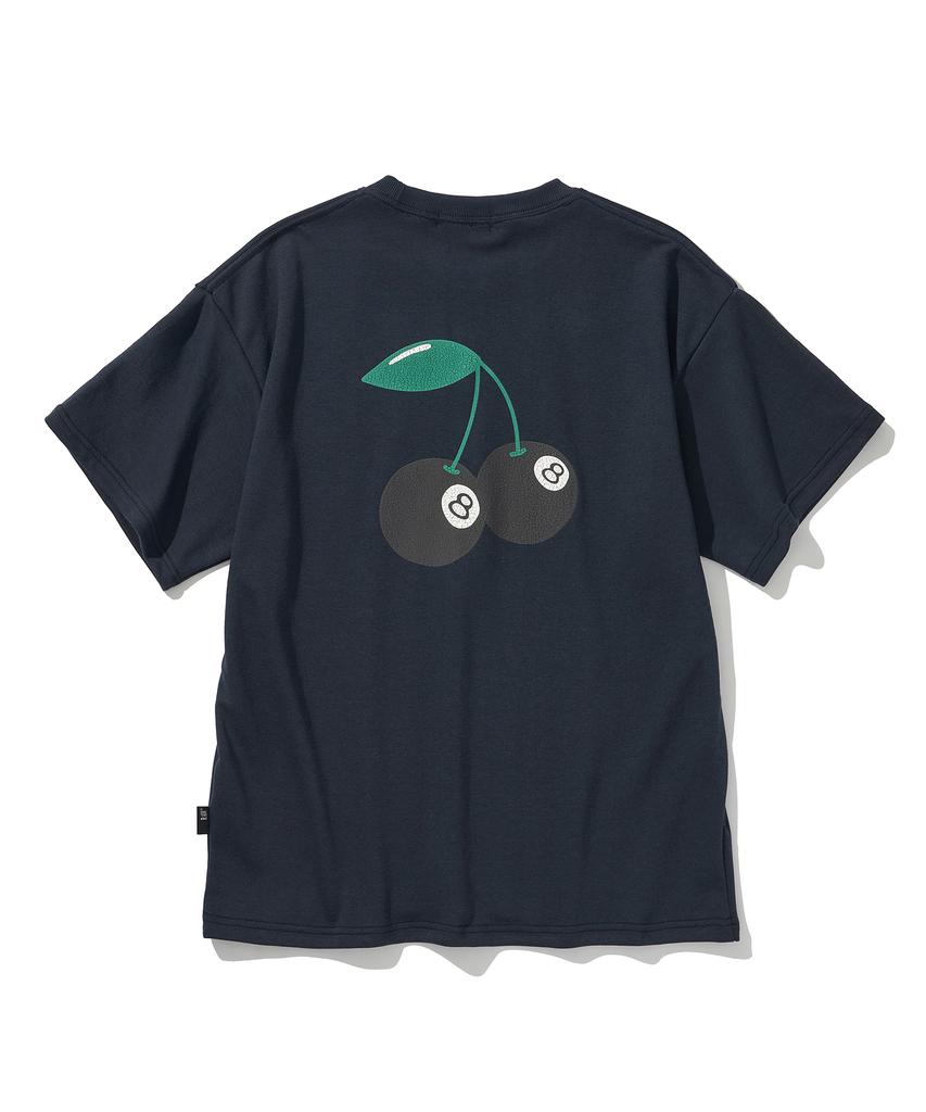 RAW LAB Cherry Eightball Crack Binder Short Sleeve (Navy)
