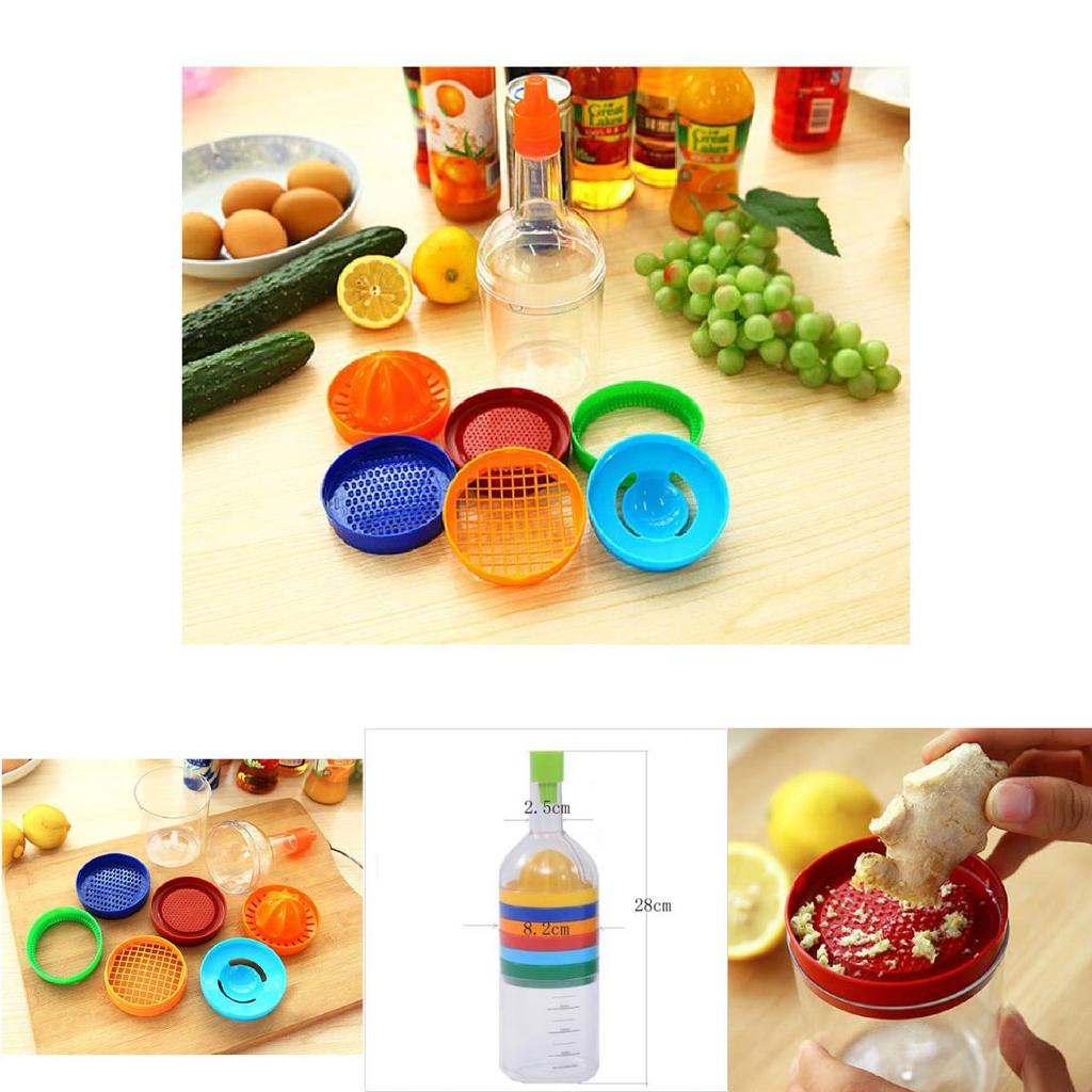 Versatile Multifunction 8 In 1 Kitchen Tools Slicer Grater Essential Gadget For Daily Use