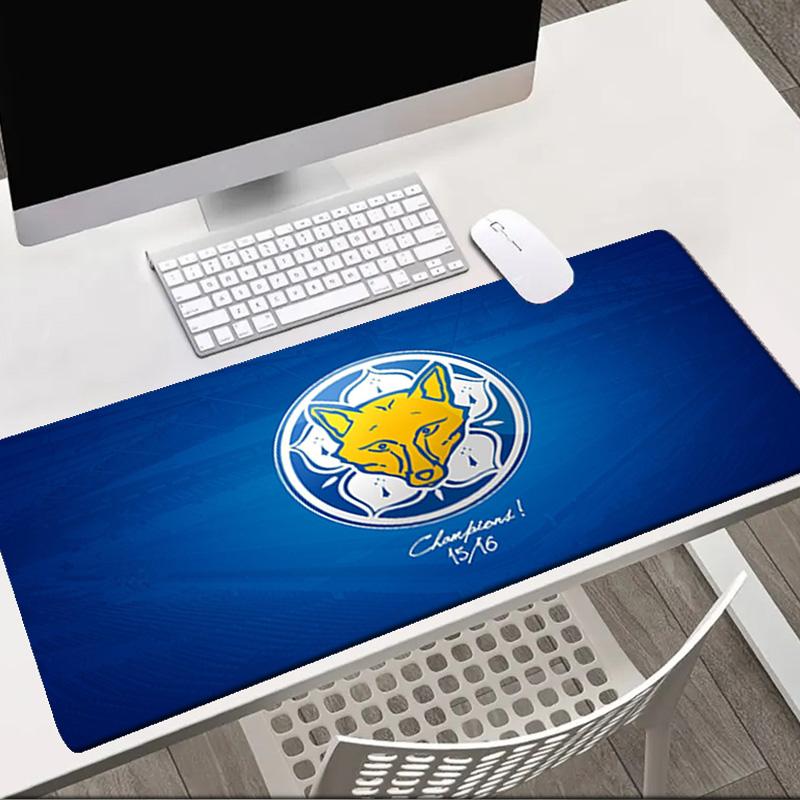 Leicester Football Club Crest Mouse Pad Office Desk Mat, Gaming Mouse Pad Mousepad, Keyboard pad,Heavy-Duty Non-Slip Rubber Backing, Gift