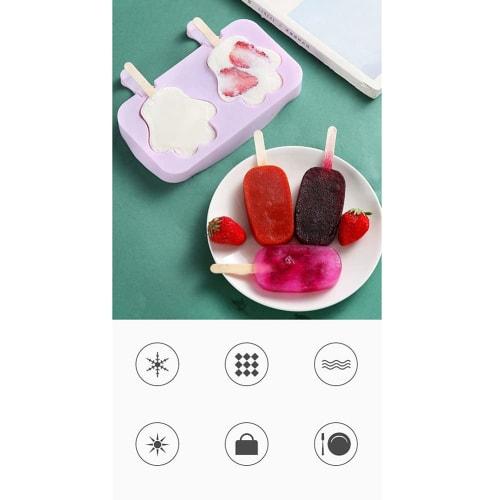 Enjoy Youth Silicone Ice Popsicle Mold, Ice Pop Mold, Ice Cube Tray, Silicone Bear Claw Ice Pop Tray, Popsicle Shape, Ice Pop Mold, DIY Mold, Ice Stic