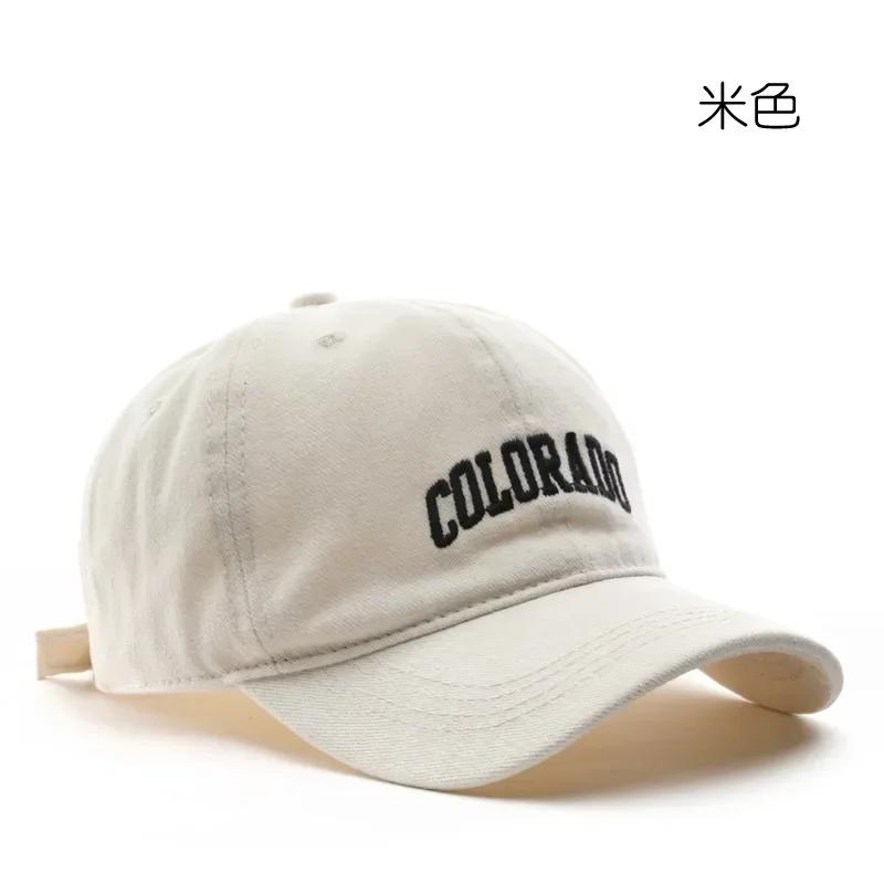 Outdoor Cotton Girls Baseball Caps Solid Embroidery Men Women Cap Hip Hop Sunscreen Adjustable Snapback Teens Baseball Hats