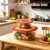 Airtight Food Storage Containers Set of 7 - Round, Rectangle, and Square Shapes for Kitchen Organization