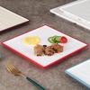 Creative Square Melamine Plate for Steaks and Cold Dishes - Ideal for Restaurants and Hotels