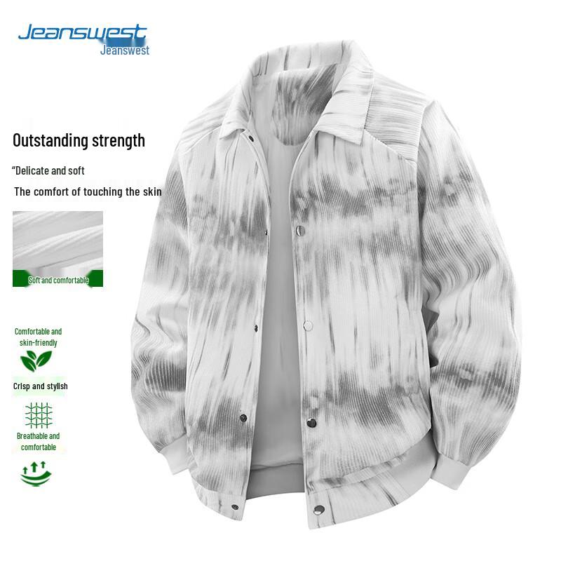 JEANSWEST Men's Autumn/Winter Casual Lapel Jacket